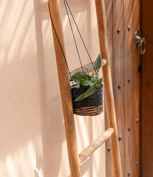 Bazar Bizar De Bananen Plantenhanger - Natuurlijk Zwart - S