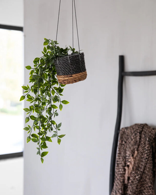 Bazar Bizar De Bananen Plantenhanger - Natuurlijk Zwart - S