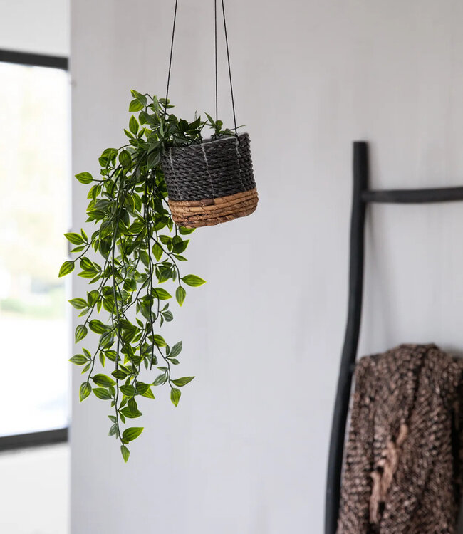 Bazar Bizar De Bananen Plantenhanger - Natuurlijk Zwart - S