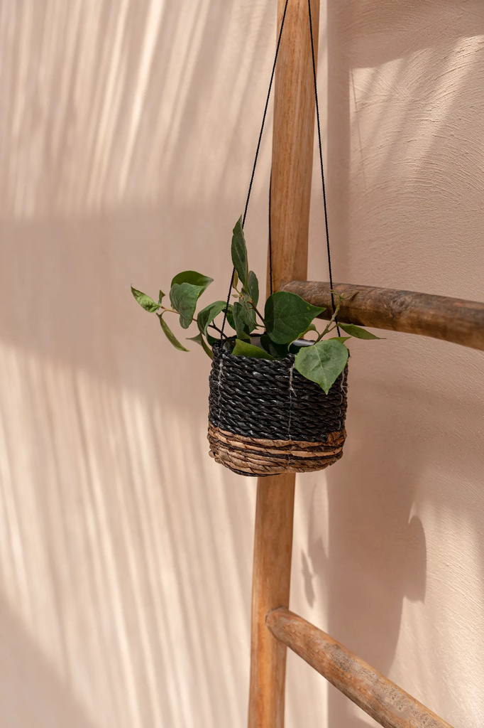 Bazar Bizar De Bananen Plantenhanger - Natuurlijk Zwart - S