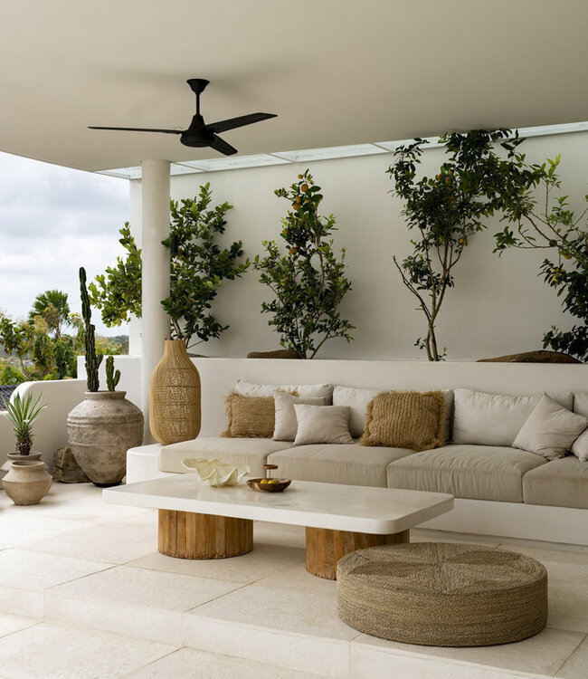 Bazar Bizar De Grote Poef - Naturel