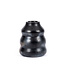 Bazar Bizar Burned Vaas | Zwart | H17 x B13 x D6 cm