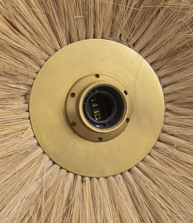 Bazar Bizar De Double Trouble Muurlamp - Naturel Goud - M