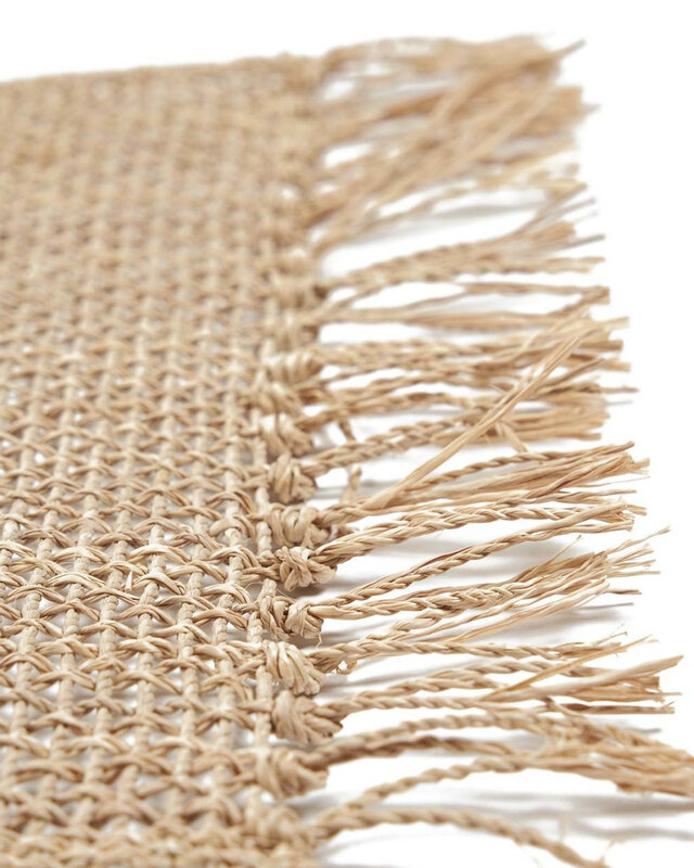 Bazar Bizar De Isey Zeegras Placemat - Natuurlijk