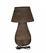 PTMD Tafellamp Volledig Mangohout Bruin L64xB38 Cm