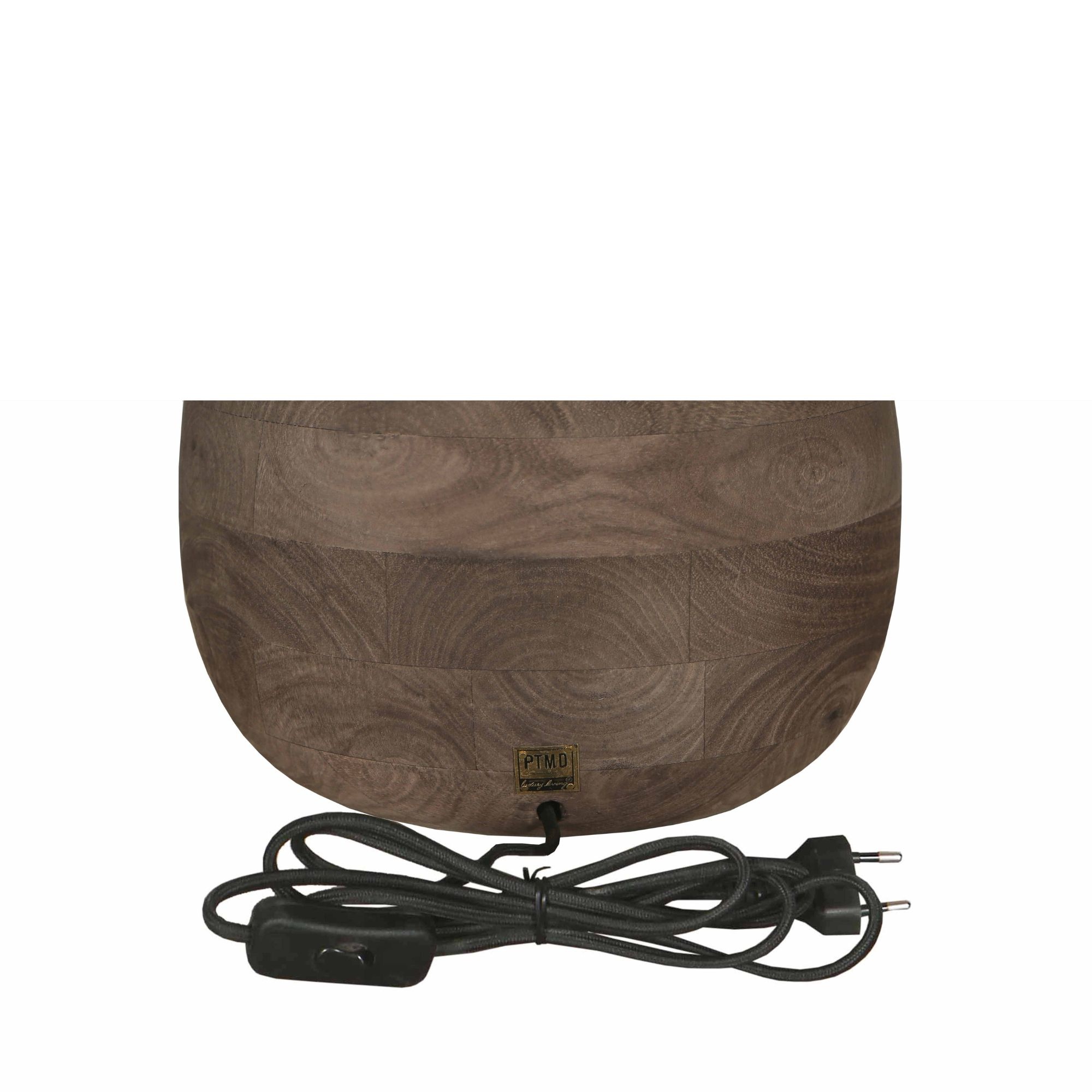 PTMD Tafellamp Volledig Mangohout Bruin L64xB38 Cm