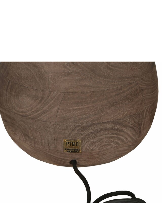 PTMD Tafellamp Volledig Mangohout Bruin L49xB30 Cm