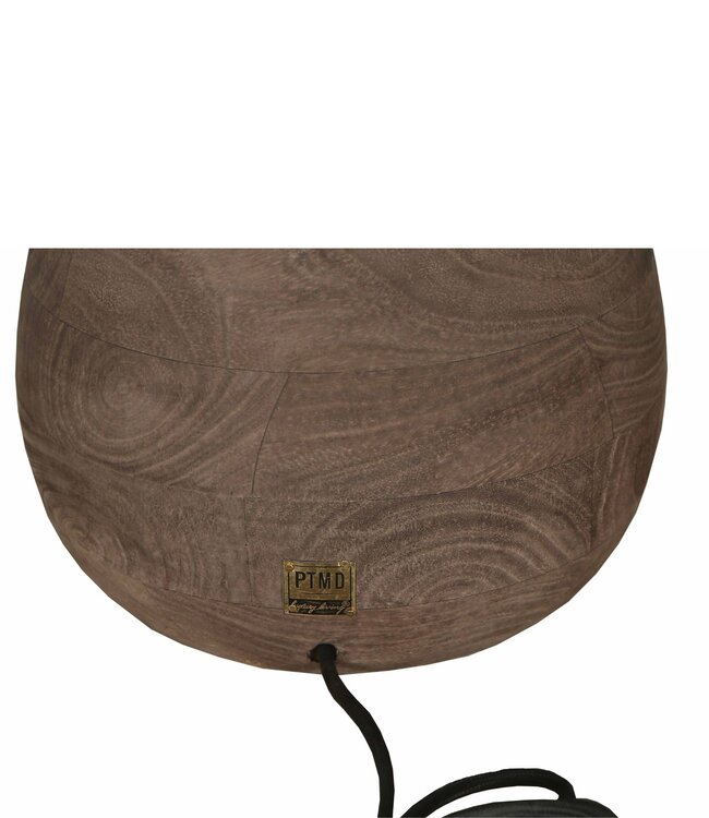 PTMD Tafellamp Volledig Mangohout Bruin L49xB30 Cm
