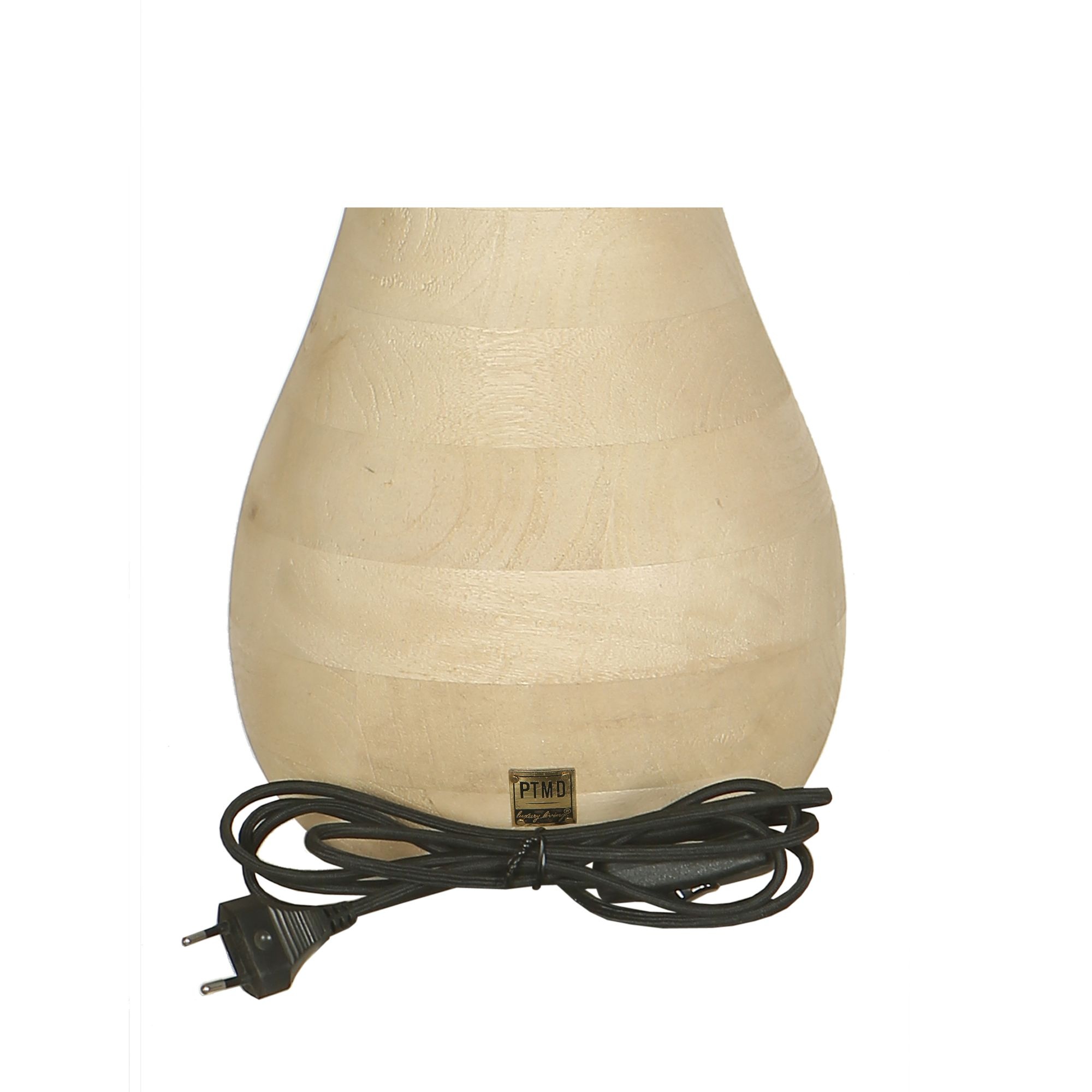 PTMD Tafellamp Volledig Mangohout Naturel L49xB30 Cm