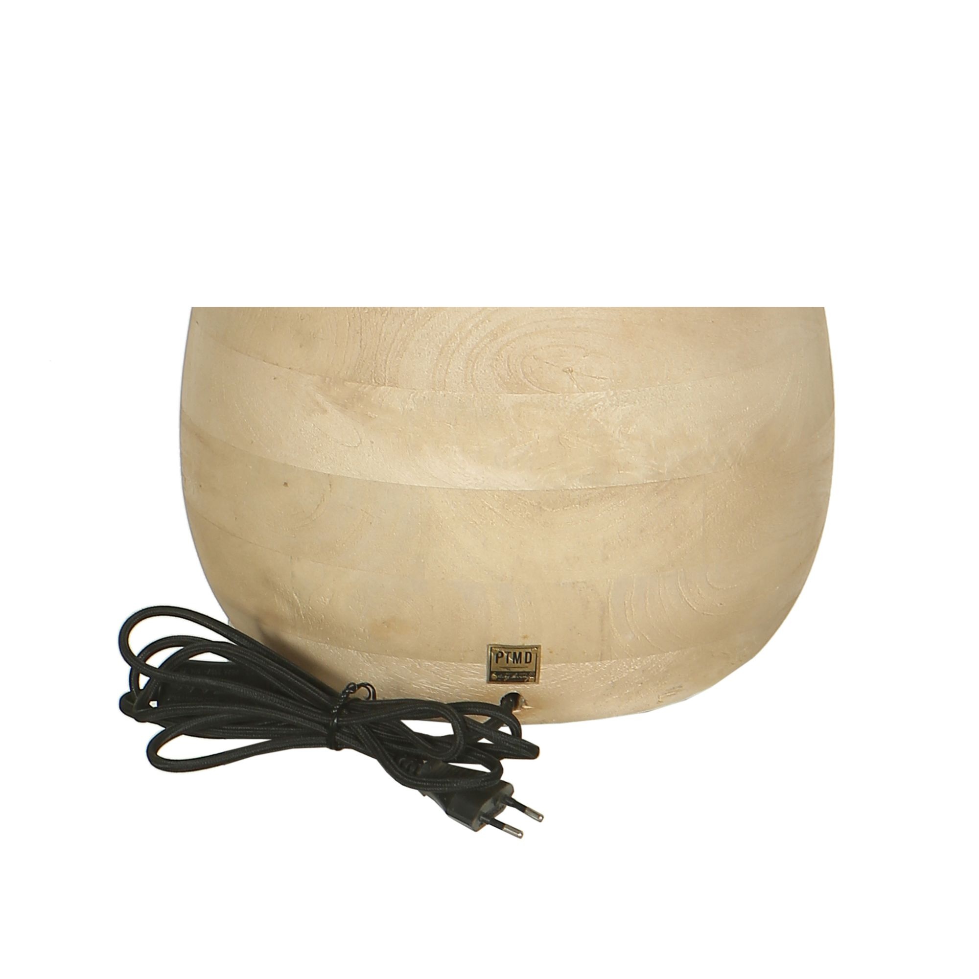 PTMD Tafellamp Volledig Mangohout Naturel L64xB38 Cm