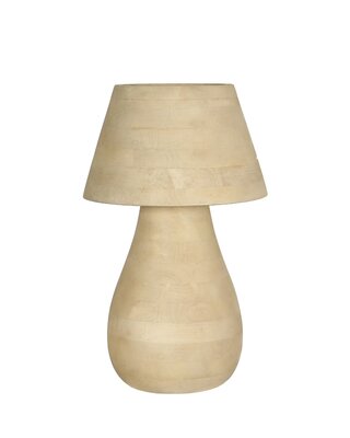 PTMD Tafellamp Volledig Mangohout Naturel L64xB38 Cm