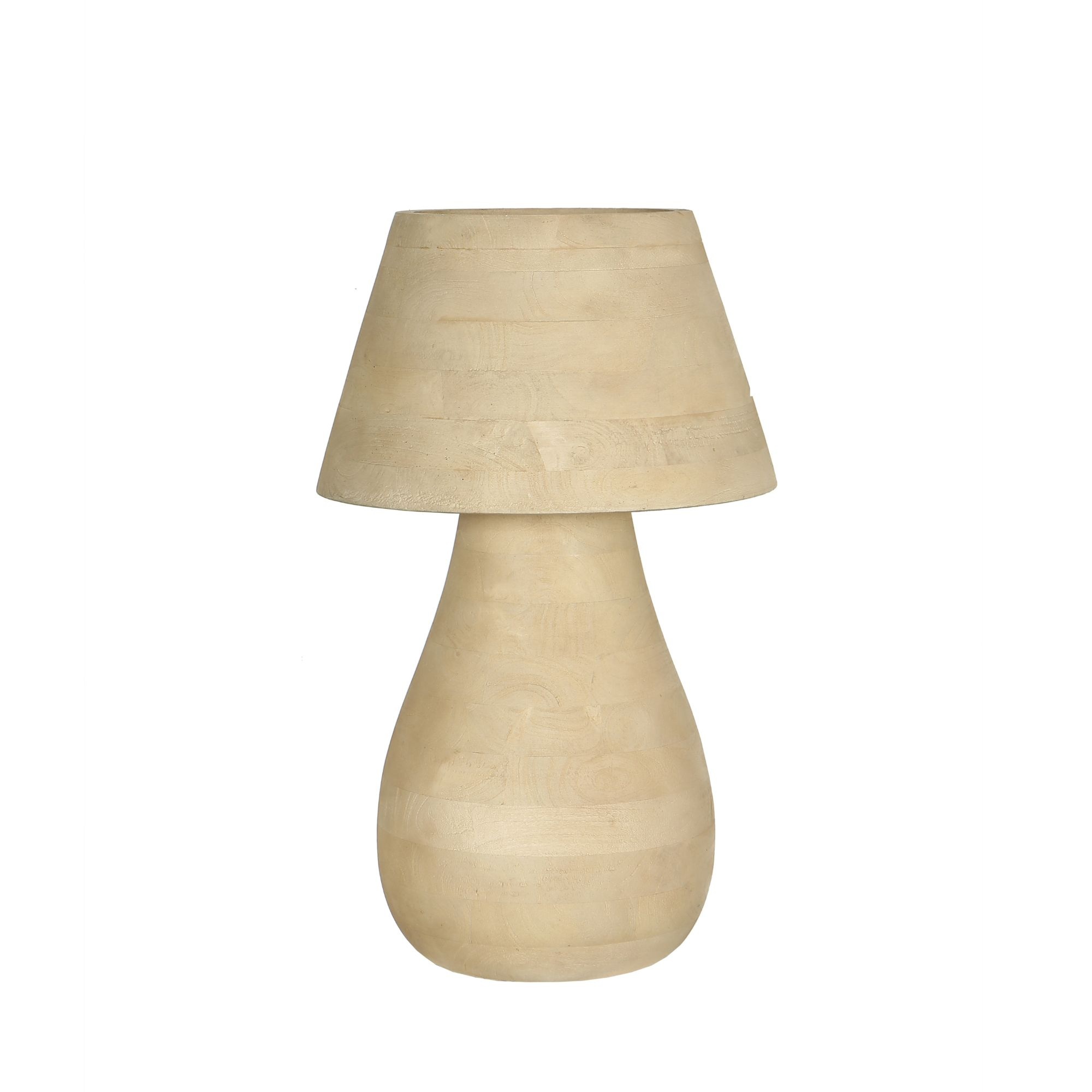 PTMD Tafellamp Volledig Mangohout Naturel L64xB38 Cm
