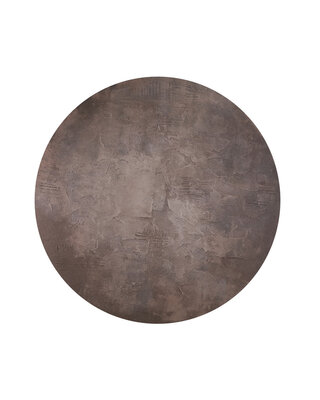 PTMD Kemp Bruine Canvas Schilderij Ruw Rond L