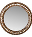 PTMD Chelsae Bronzen Poly Ronde Schelpspiegel Groot