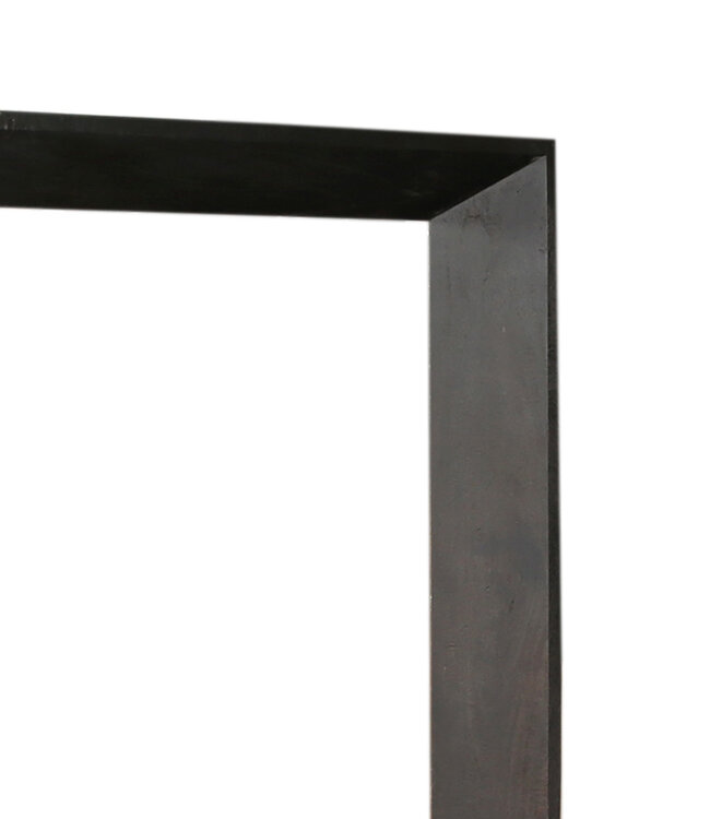 PTMD Kyro Zwart Acaciahout Rechthoekige Spiegel Groot