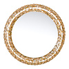 Chelsae Room Poly Round Shell Mirror Large