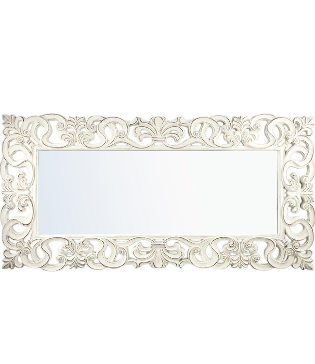 PTMD Morrigan Spiegel | Wit | H178 x B89 x D4 cm