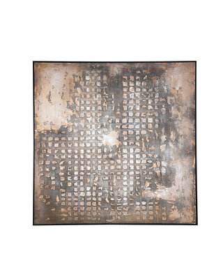 PTMD Pathe Gestructureerd Schilderij | Bruin | D122 cm