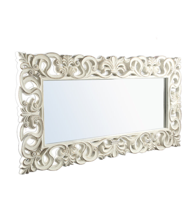 PTMD Morrigan Spiegel | Wit | H178 x B89 x D4 cm