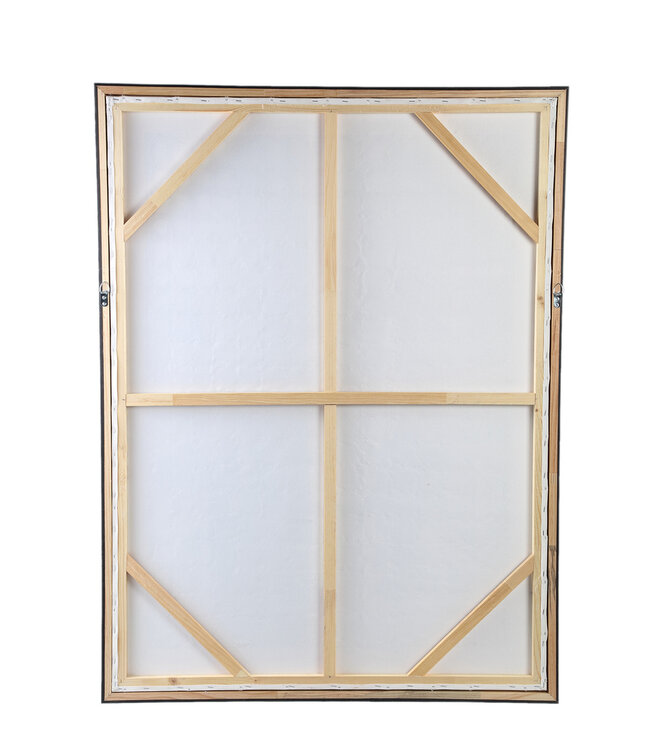 PTMD Carmell Roomwit Ingelijst Wandpaneel PS Bord Rechthoekig