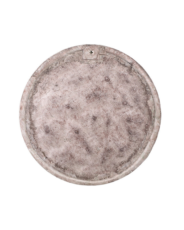 PTMD Rafet Grijs Ronde Cement Wandpaneel Ruwe Afwerking L