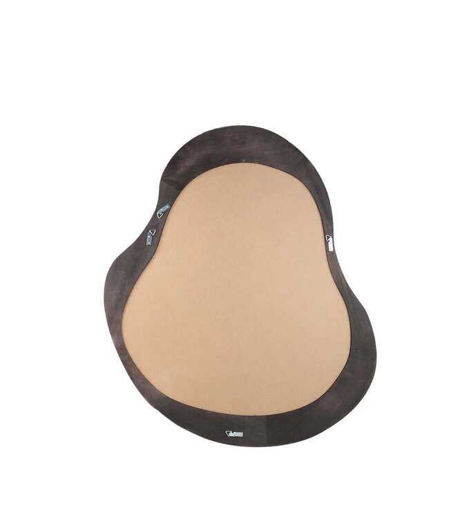 PTMD Barragh Bruine Massief Houten Organische Spiegel