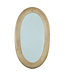 PTMD Noam Natuurlijke Mango Houten Ovale Spiegel