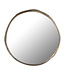 PTMD Limera Messing Aluminium Ronde Spiegel met Onregelmatige Rand L