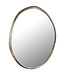PTMD Limera Messing Aluminium Ronde Spiegel met Onregelmatige Rand L