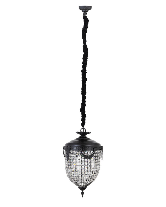 PTMD Lidde Kristal Plafondlamp S | H70 x D37 cm