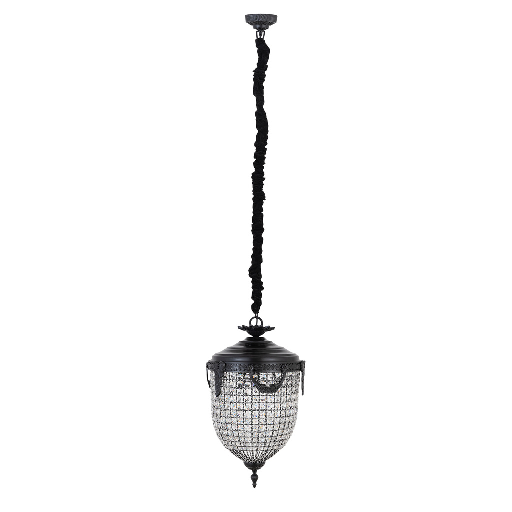 PTMD Lidde Kristal Plafondlamp S | H70 x D37 cm
