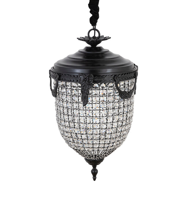 PTMD Lidde Kristal Plafondlamp S | H70 x D37 cm