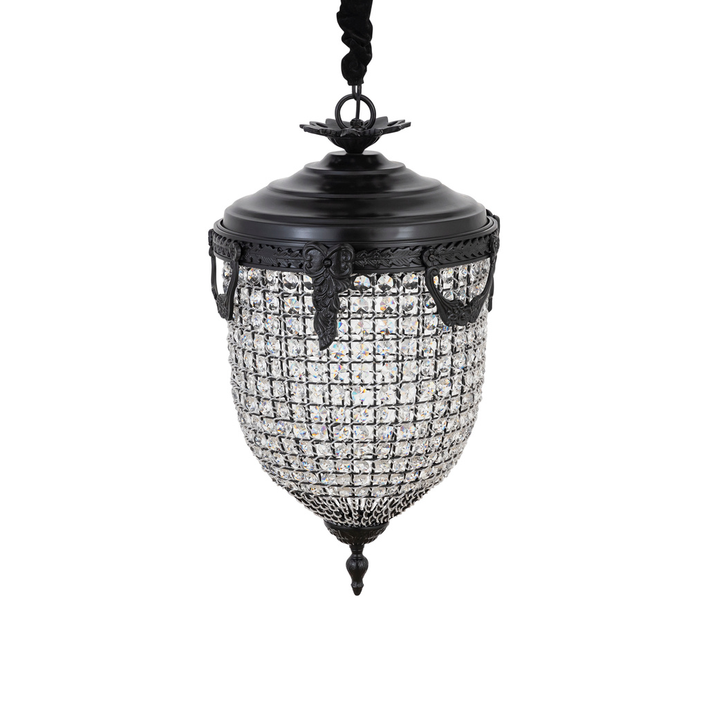 PTMD Lidde Kristal Plafondlamp S | H70 x D37 cm