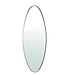 PTMD Serine Wit Stalen Ovaal Spiegel Groot