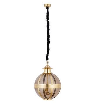 PTMD Mikk Hanglamp  S | Antiek Glas | H66 x D46 cm