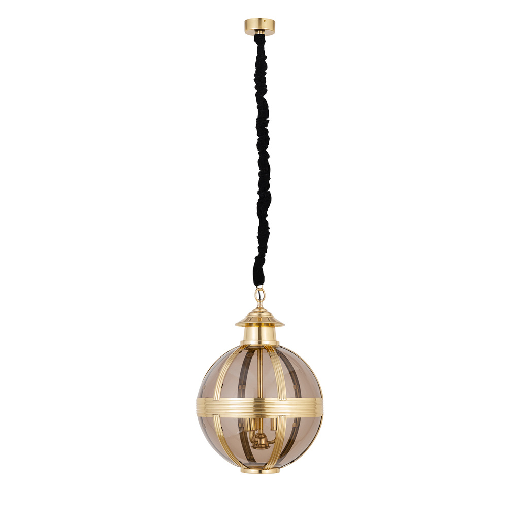 PTMD Mikk Hanglamp S | Antiek Glas | H66 x D46 cm