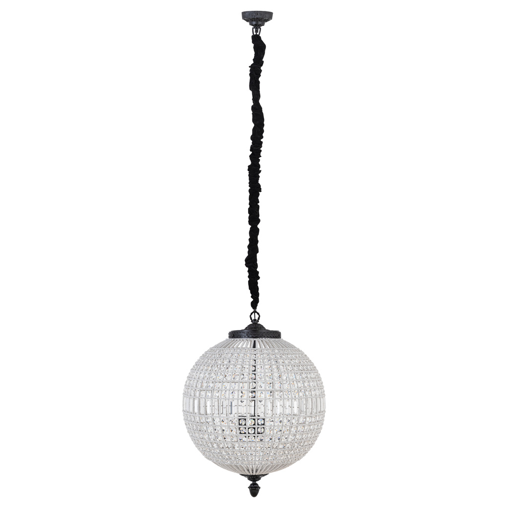 PTMD Jaris Kristal Plafondlamp L | H85 x D65 cm