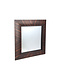 PTMD Gezzy Vierkante Spiegel | Bruin | Hout | H110 x B110 cm