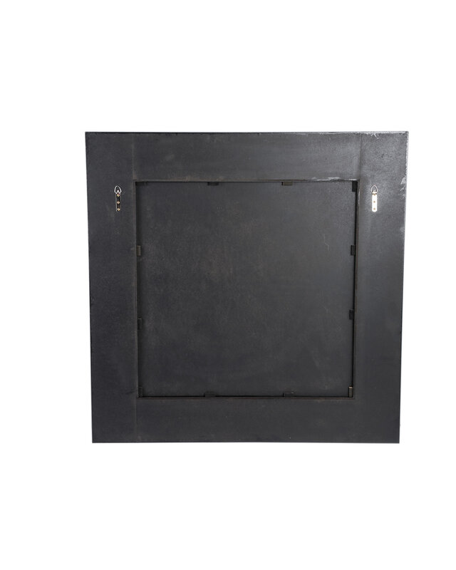 PTMD Gezzy Vierkante Spiegel | Bruin | Hout | H110 x B110 cm