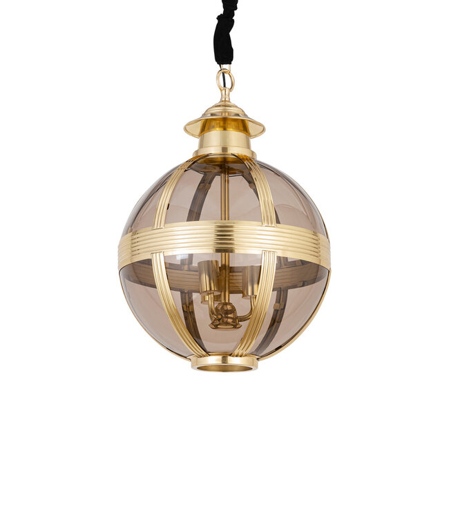 PTMD Mikk Hanglamp  S | Antiek Glas | H66 x D46 cm