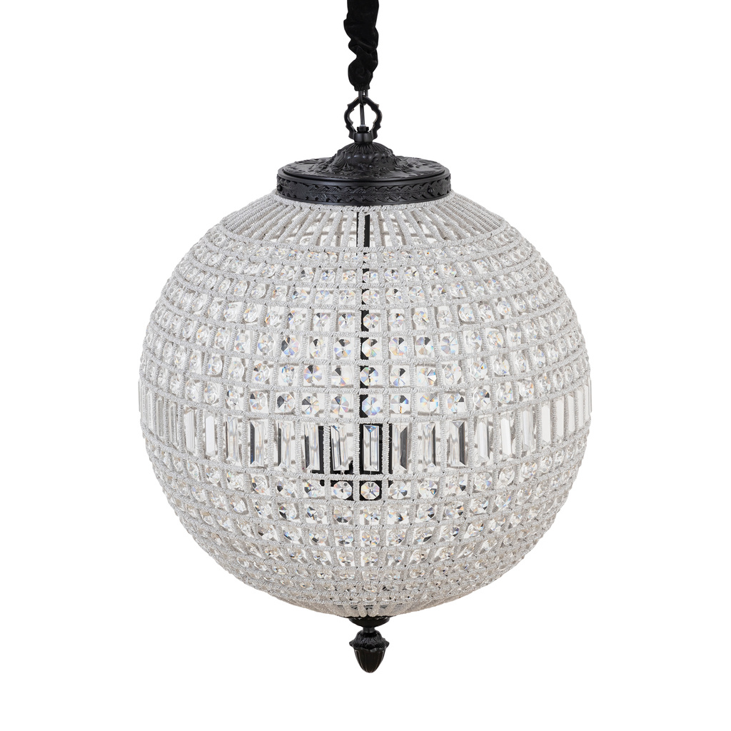 PTMD Jaris Kristal Plafondlamp L | H85 x D65 cm
