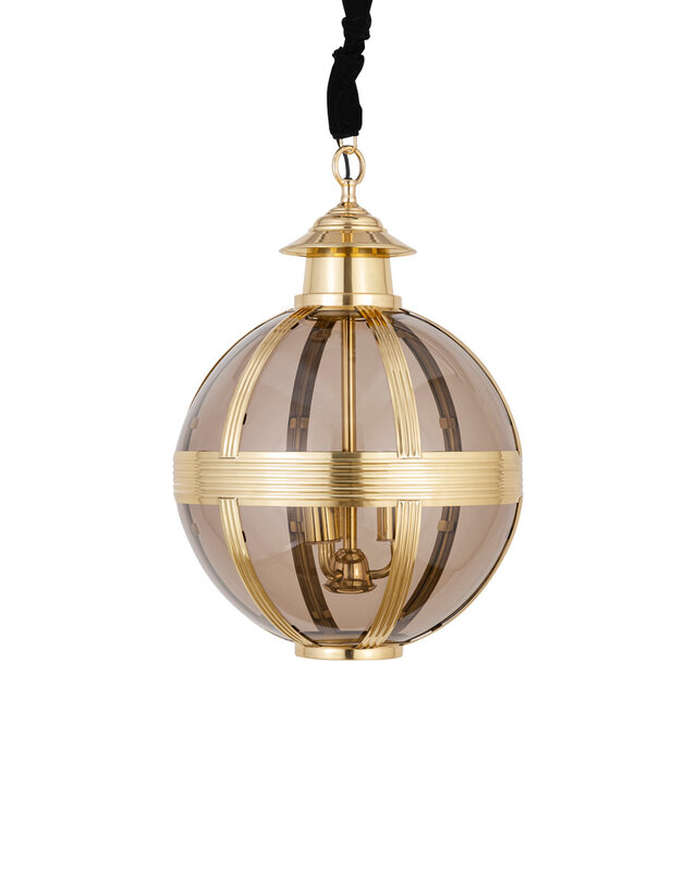 PTMD Mikk Hanglamp S | Antiek Glas | H66 x D46 cm