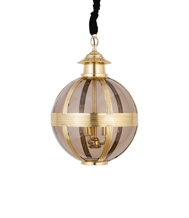 PTMD Mikk Hanglamp  S | Antiek Glas | H66 x D46 cm