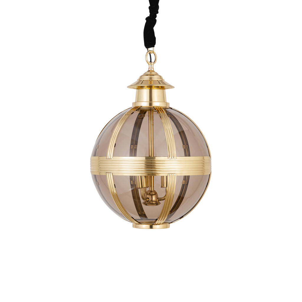 PTMD Mikk Hanglamp S | Antiek Glas | H66 x D46 cm
