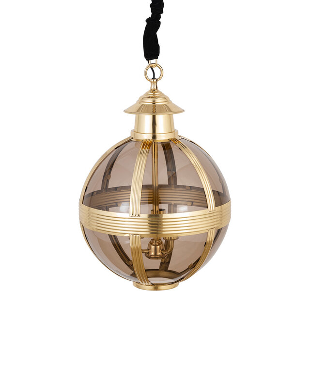 PTMD Mikk Hanglamp S | Antiek Glas | H66 x D46 cm