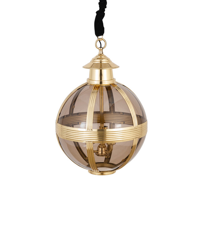 PTMD Mikk Hanglamp  S | Antiek Glas | H66 x D46 cm