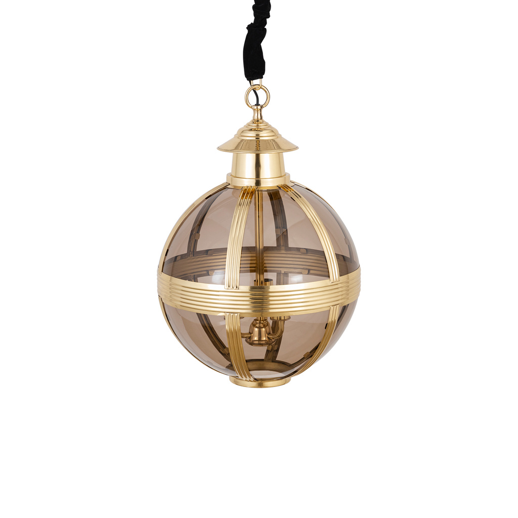 PTMD Mikk Hanglamp S | Antiek Glas | H66 x D46 cm