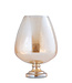 PTMD Alwine Stormlicht M | Glas | Goud | H36 x D27 cm
