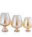 PTMD Alwine Stormlicht M | Glas | Goud | H36 x D27 cm