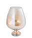 PTMD Alwine Stormlicht M | Glas | Goud | H36 x D27 cm